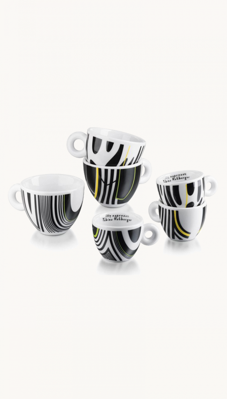 illy Art Collection Stefan Sagmeister Set of 2 espresso cups illy jo