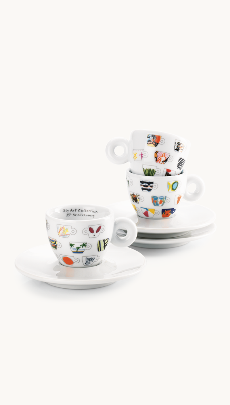 illy Latte Glasses - Set of 6 - illy