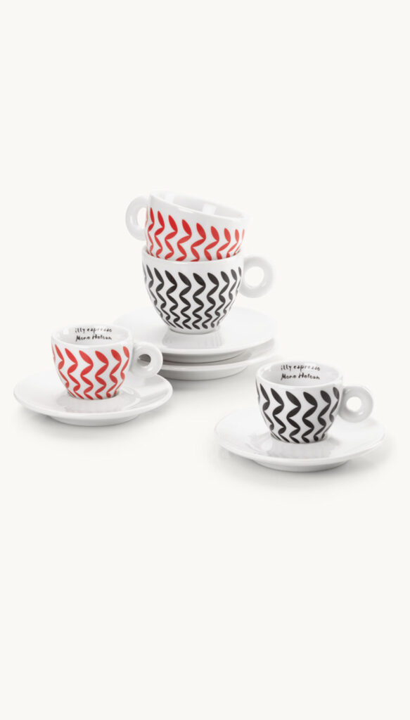 illy Art Collection Stefan Sagmeister Set of 2 espresso cups illy jo