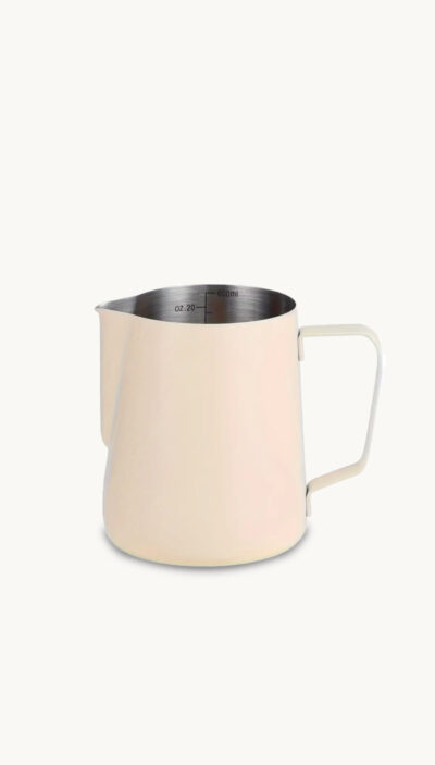 Milk Pitcher White Stainless Steel 600ml / 20oz